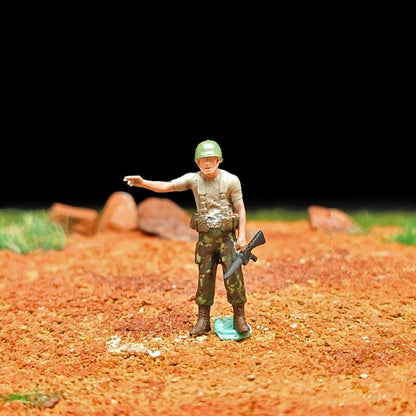 1/72 Scale Vietnam War Soldiers Painted Figures for Model Dioramas
