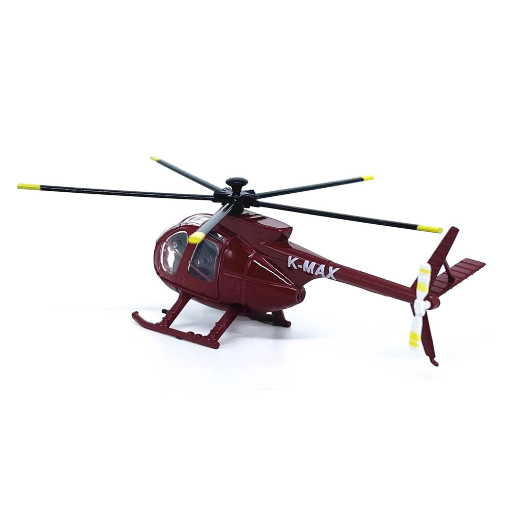 1/100 Scale Hughes OH-6 Cayuse Light Helicopter Diecast Model