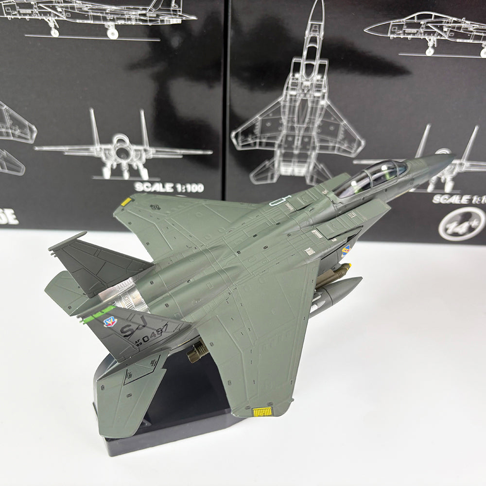 1/100 Scale McDonnell Douglas F-15E Strike Eagle USAF Fighter Diecast Model Aircraft