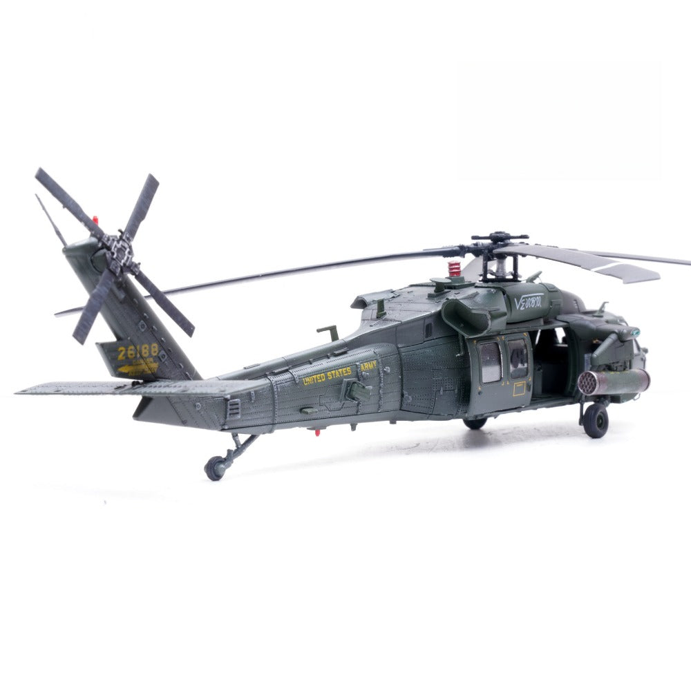 1/72 Scale Sikorsky MH-60L Black Hawk Military Utility Helicopter US Army Super 64 Razor's Edge Diecast Model