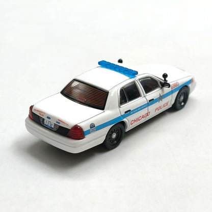1/64 Scale Ford Crown Victoria Chicago Police Car Diecast Model