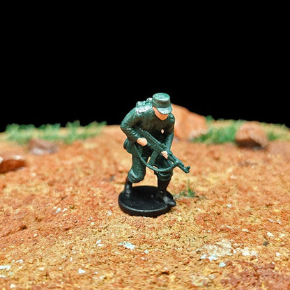 1/72 Scale WWII Army Soldiers Painted Figures Set for Model Dioramas