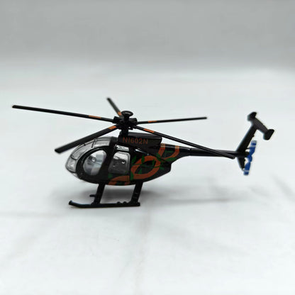 1/100 Scale MD 500 American Light Utility Helicopter Diecast Model