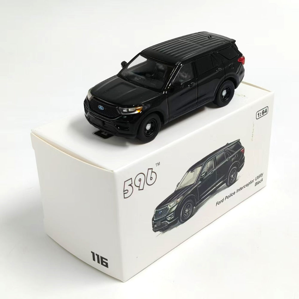 1/64 Scale Ford Explorer Police Interceptor Utility FPIU Diecast Model Car