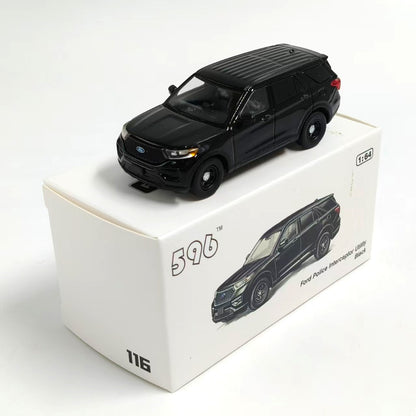 1/64 Scale Ford Explorer Police Interceptor Utility FPIU Diecast Model Car