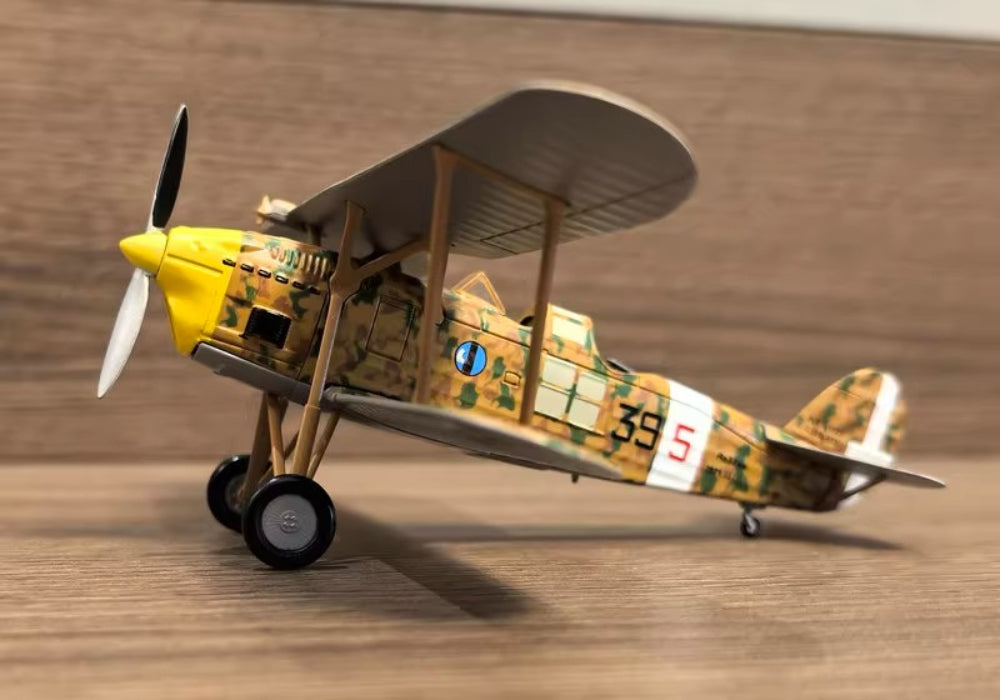 1/72 Scale IMAM Ro.37 Italian Reconnaissance Biplane Diecast Model Aircraft