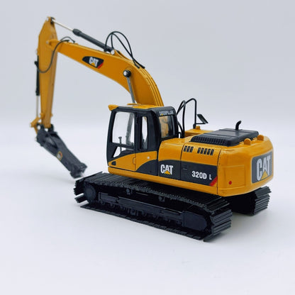 1/50 Scale CAT 320D L Hydraulic Excavator with Hammer Diecast Model