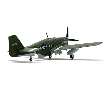 1/72 Scale North American P-51B Mustang James Howell Howard WWII Fighter Aircraft Diecast Model
