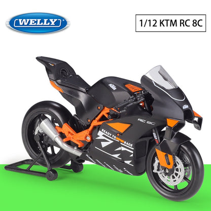 1/12 Scale KTM RC 8C Motorcycle Diecast Model