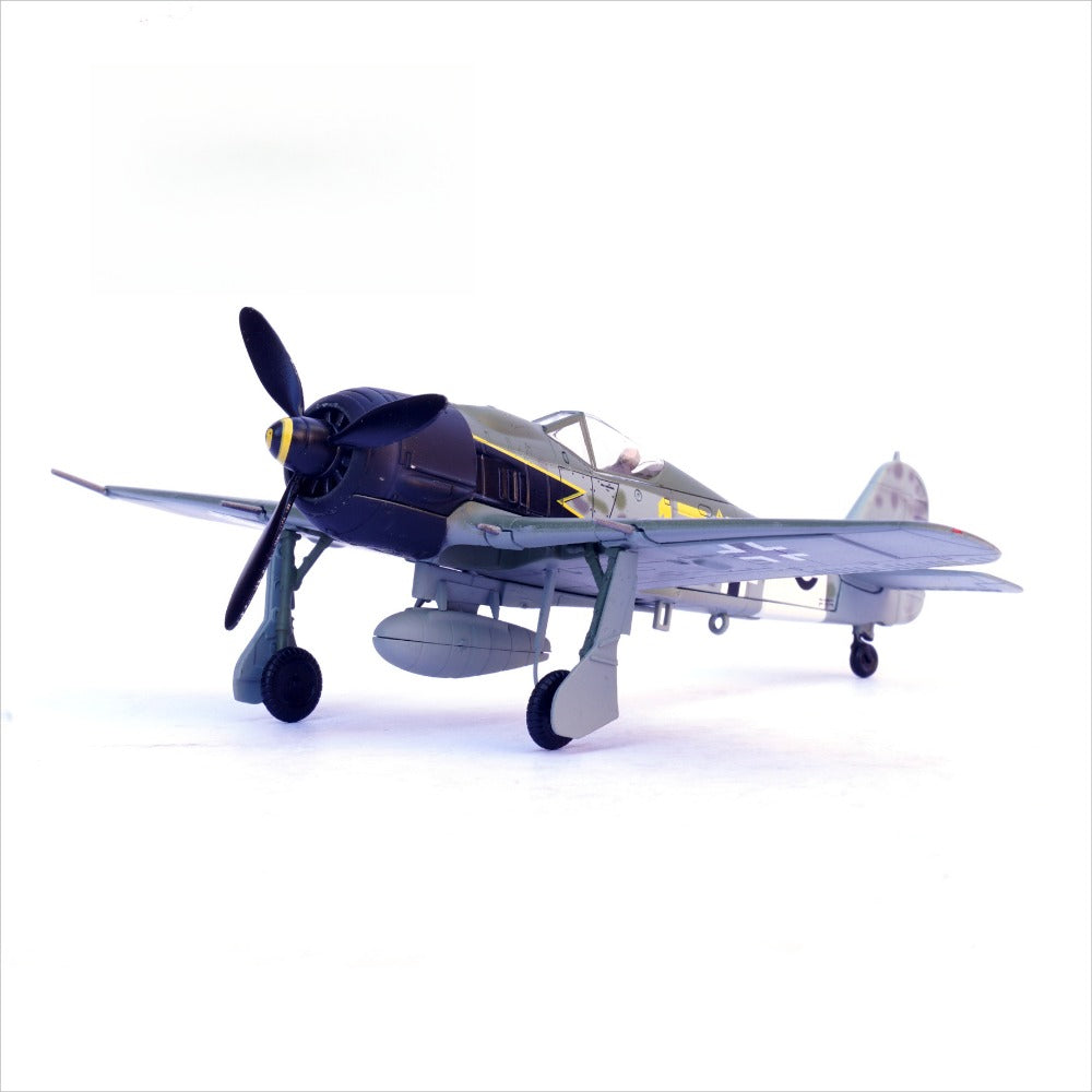 1/72 Scale Focke-Wulf Fw 190 A WWII German Fighter Aircraft 17# Barth Diecast Model