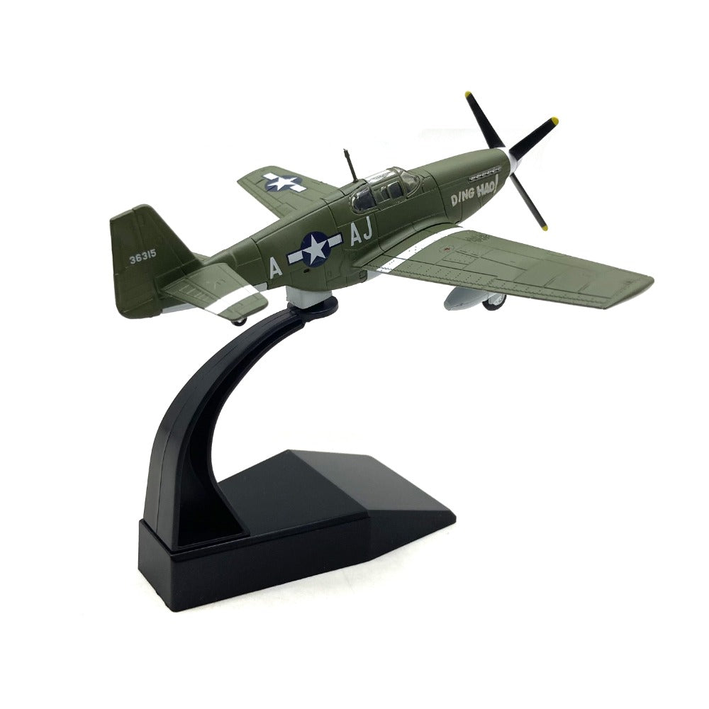 1/72 Scale North American P-51B Mustang James Howell Howard WWII Fighter Aircraft Diecast Model
