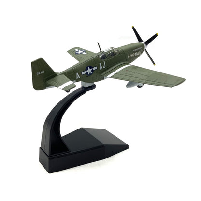 1/72 Scale North American P-51B Mustang James Howell Howard WWII Fighter Aircraft Diecast Model