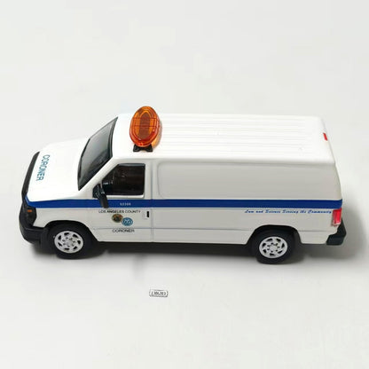 1/64 Scale Ford E-Series E-350 Van Los Angeles County Coroner Diecast Model Car