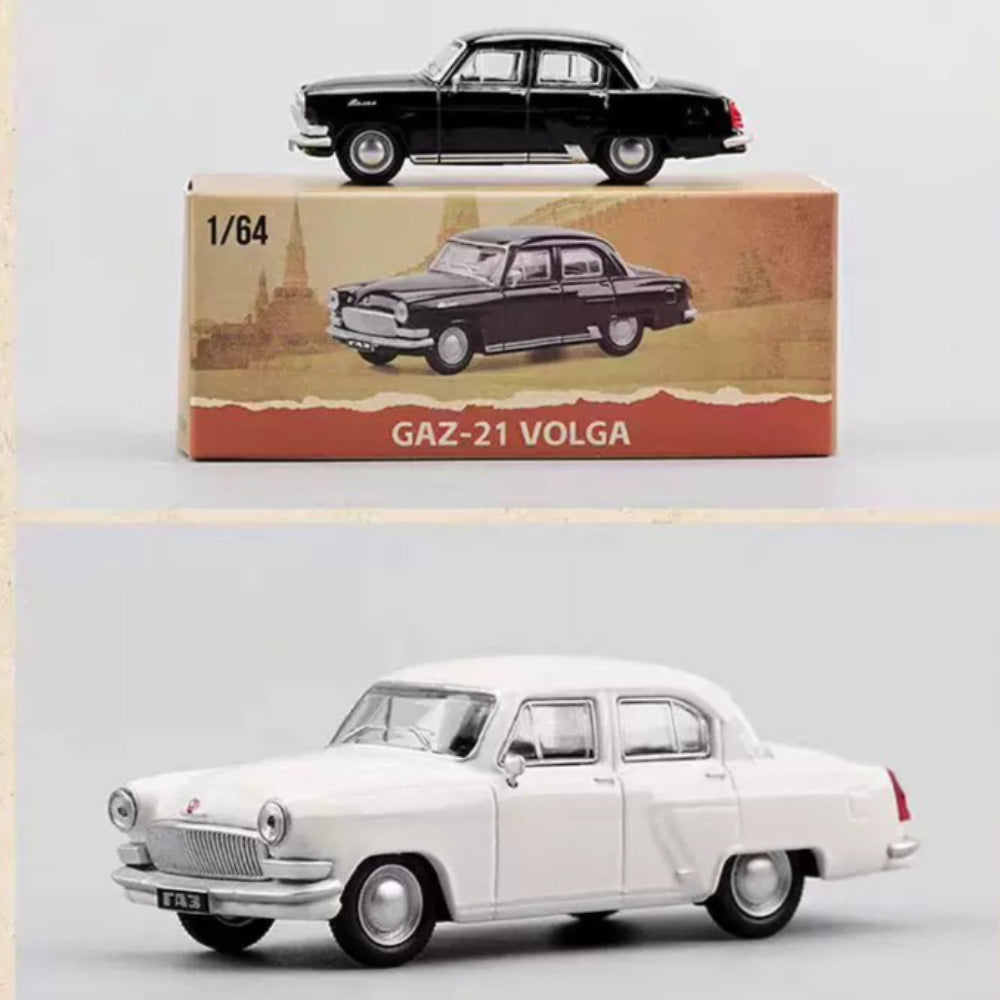 1/64 Scale GAZ-21 M21 Volga Soviet Executive Car Diecast Model