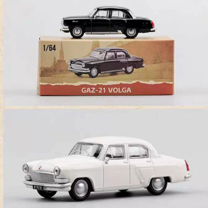 1/64 Scale GAZ-21 M21 Volga Soviet Executive Car Diecast Model