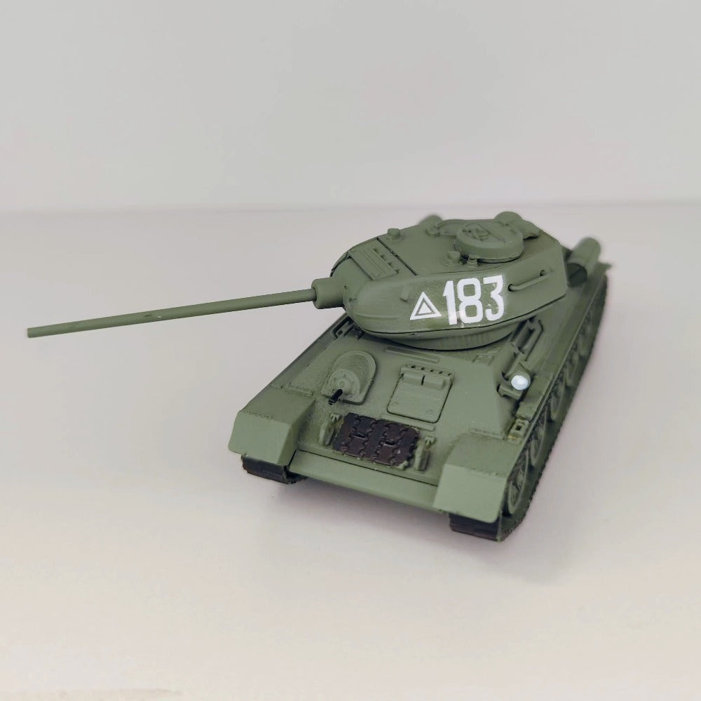 1/72 Scale T-34/85 WWII Soviet Medium Tank Pre-built Plastic Collectible Model