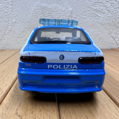 1/32 Scale Alfa Romeo 156 GTA Police Car Diecast Model