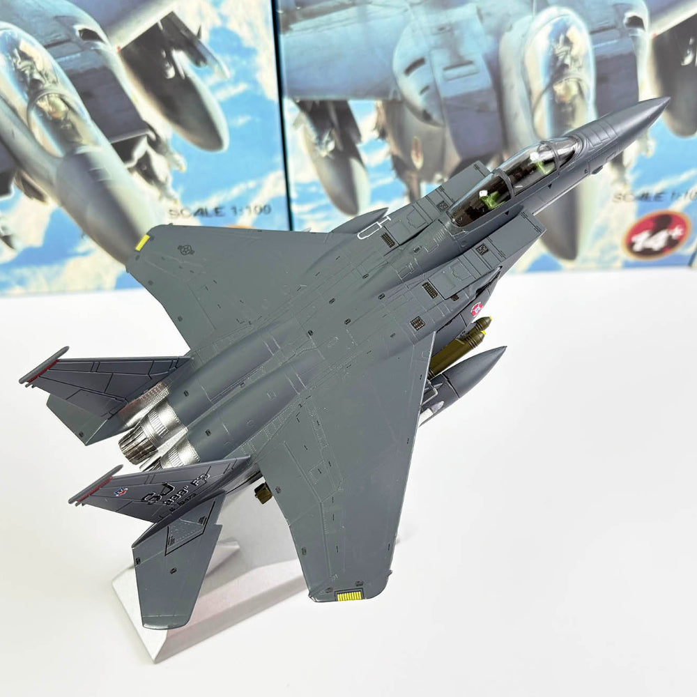 1/100 Scale McDonnell Douglas F-15E Strike Eagle USAF Fighter Diecast Model Aircraft