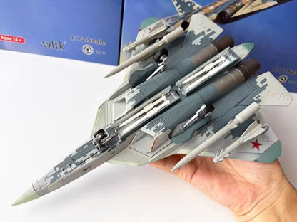 1/72 Scale Sukhoi Su-57 Russian Stealth Multirole Fighter Diecast Model Aircraft