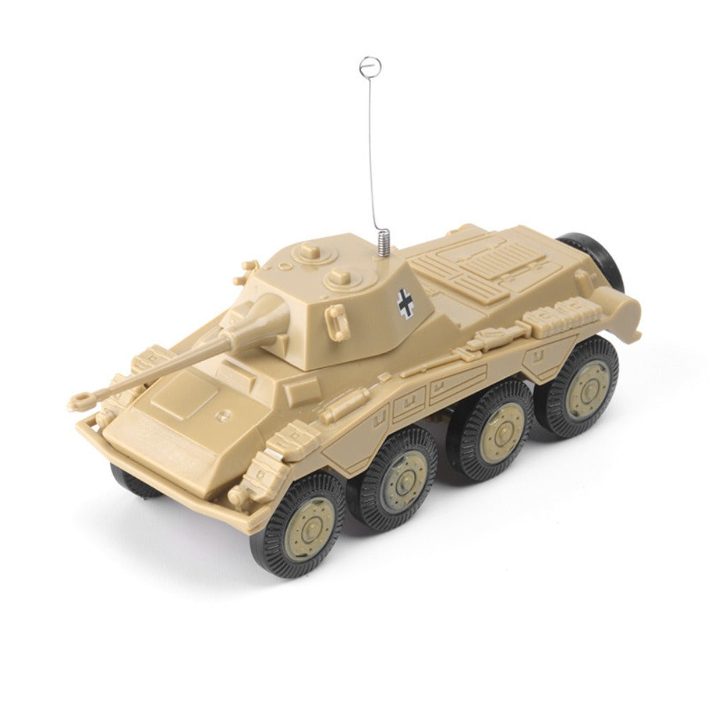 1/72 Scale Sd.Kfz. 234 WWII German Armoured Car Pre-built Plastic Collectible Model