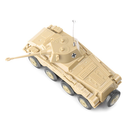 1/72 Scale Sd.Kfz. 234 WWII German Armoured Car Pre-built Plastic Collectible Model