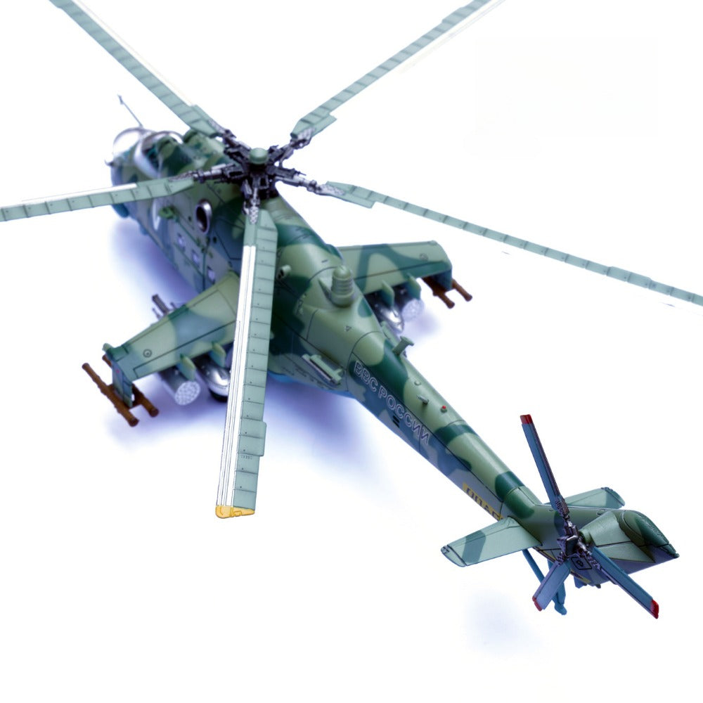 1/72 Scale Mil Mi-24V Attack Helicopter Russo-Ukrainian War Kyiv Diecast Model Aircraft