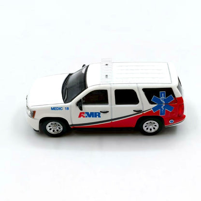 1/64 Scale Chevrolet Tahoe AMR American Medical Response Diecast Model Car