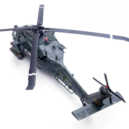 1/72 Scale Sikorsky MH-60L Black Hawk Military Utility Helicopter US Army Super 64 Razor's Edge Diecast Model