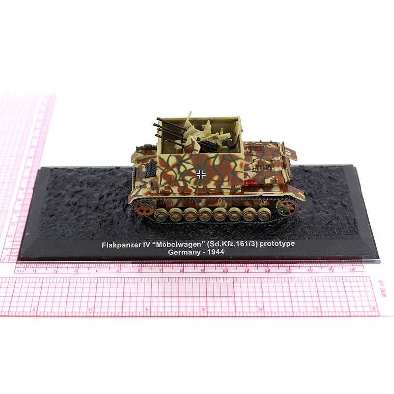 1/72 Scale 1944 Möbelwagen Sd.Kfz. 161/3 WWII German Self-Propelled Anti-Aircraft Gun Diecast Model