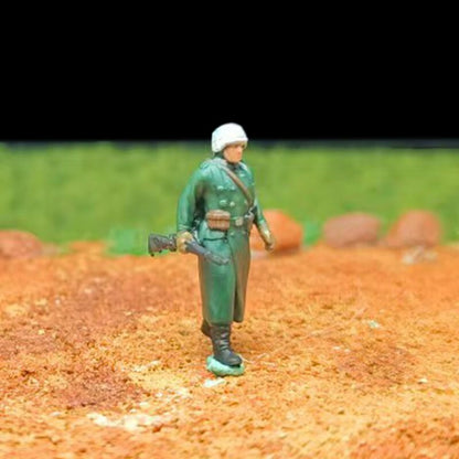 1/72 Scale Army Soldiers Painted Figures Set for Model Dioramas