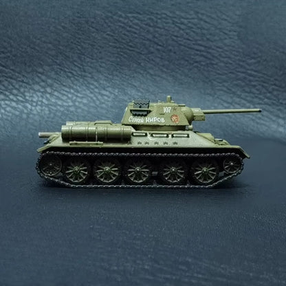 1/72 Scale T-34/76 WWII Soviet Medium Tank Pre-built Plastic Collectible Model
