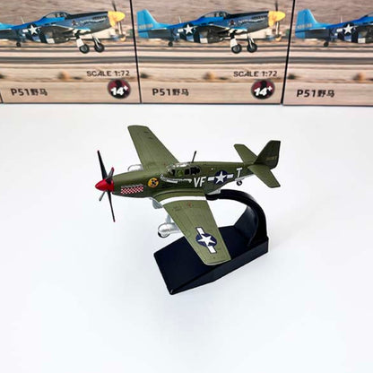1/72 Scale North American P-51 Mustang 36913 VF-T WWII Fighter Diecast Model Aircraft
