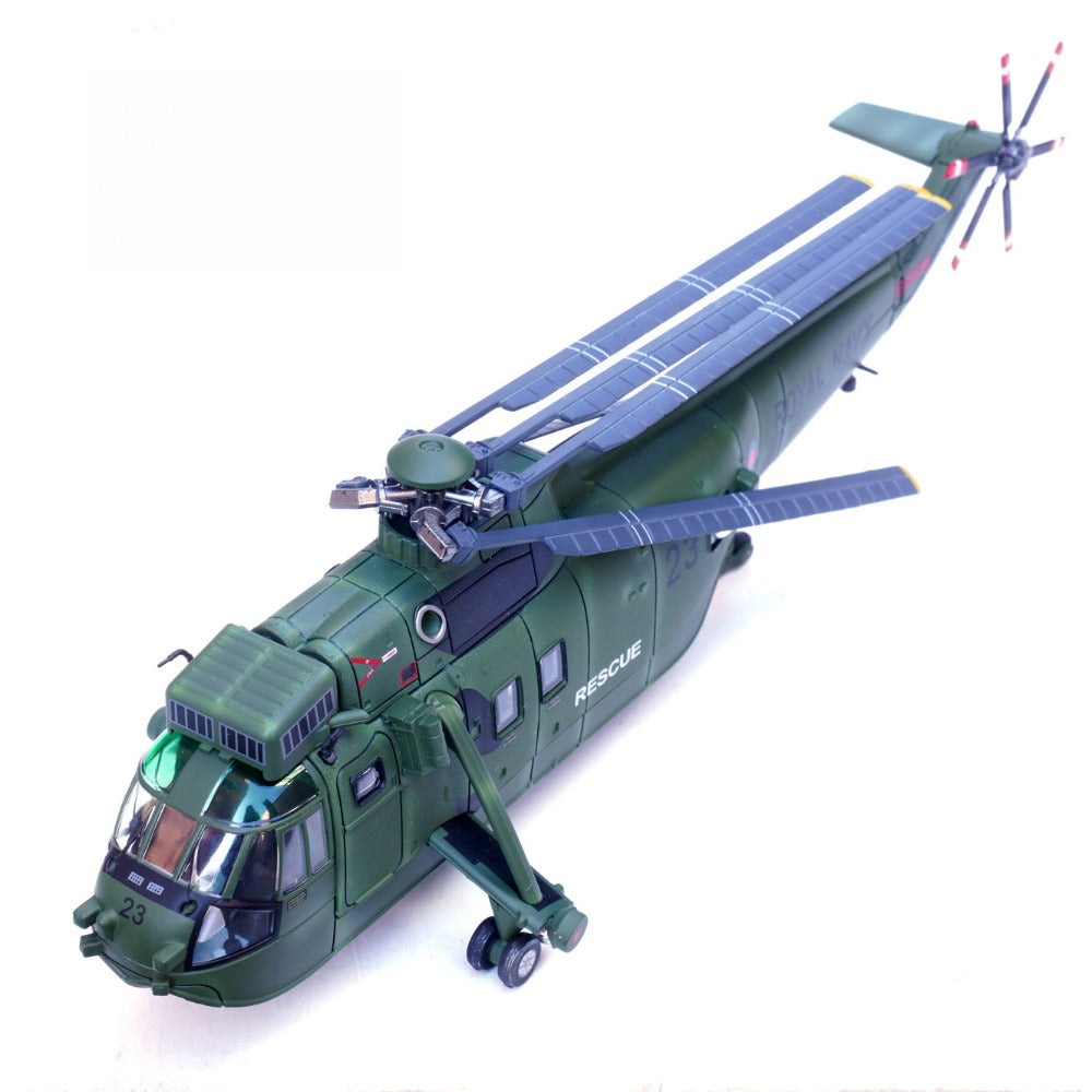 1/72 Scale Westland Sea King HC.4 Royal Navy ZF123 Helicopter Diecast Model Aircraft