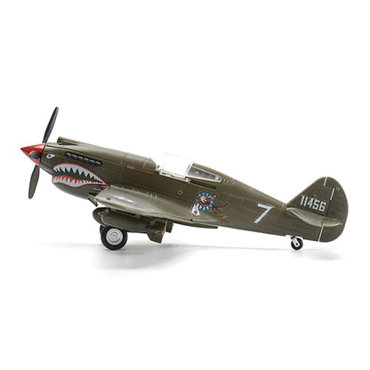 1/48 Scale Curtiss P-40 Warhawk WWII Fighter Bomber Pre-built Plastic Collectible Model Aircraft
