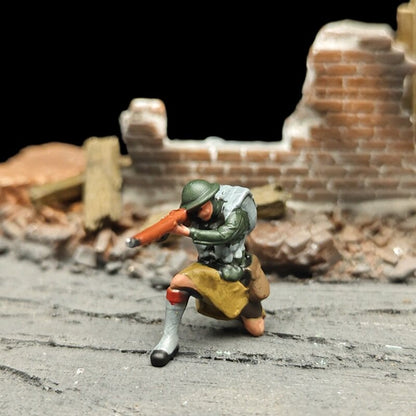 1/72 Scale Scotish Soldiers Painted Figures for Model Dioramas