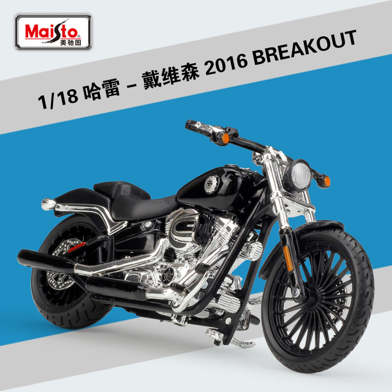1/18 Scale 2016 Harley-Davidson Breakout Diecast Model Motorcycle