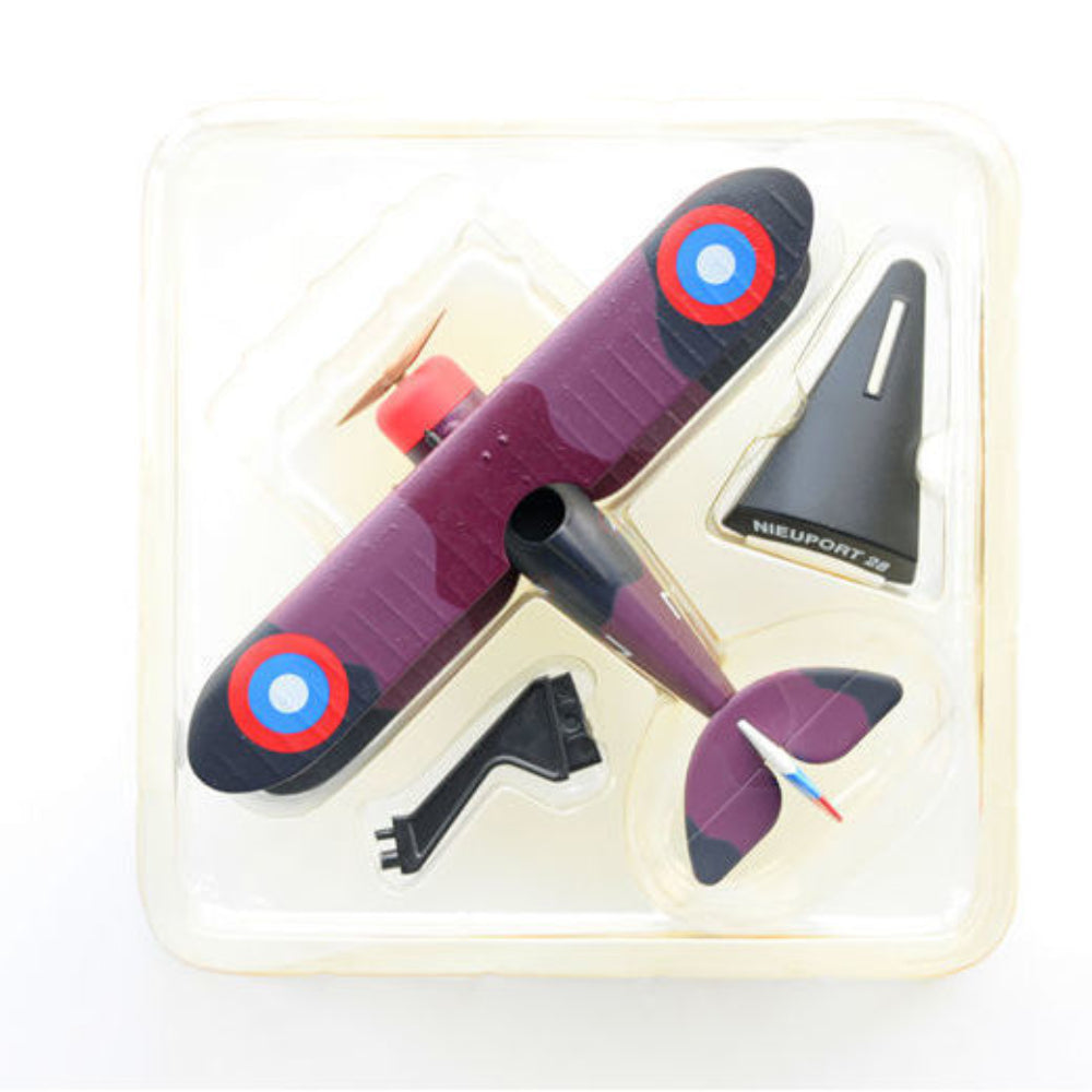 1/64 Scale Nieuport 28 C.1 WWI French Biplane Fighter Aircraft Diecast Model