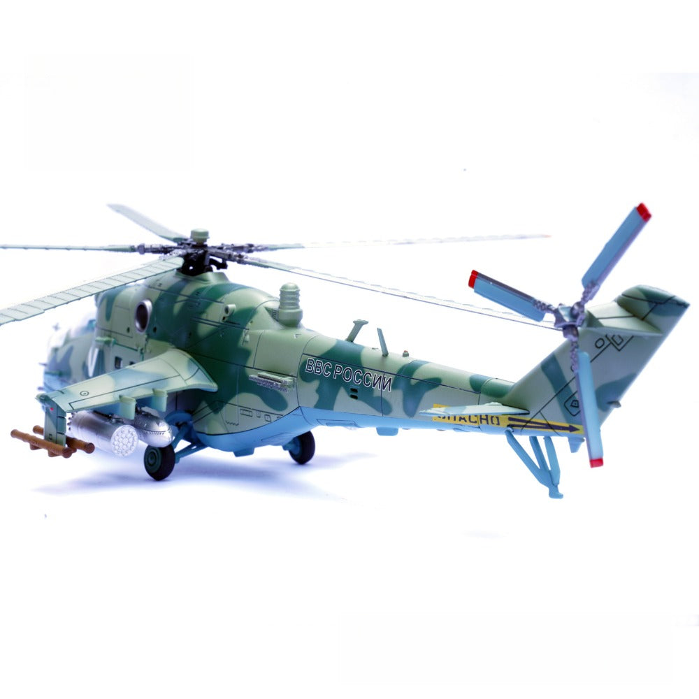 1/72 Scale Mil Mi-24V Attack Helicopter Russo-Ukrainian War Kyiv Diecast Model Aircraft
