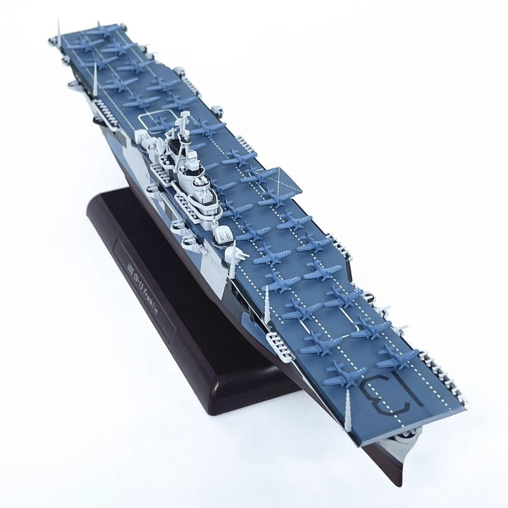 1/1000 Scale USS Franklin CV-13 Big Ben Aircraft Carrier WWII US Navy Diecast Model Ship