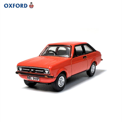 1/76 Scale Ford Escort Mark II Red Diecast Model Car