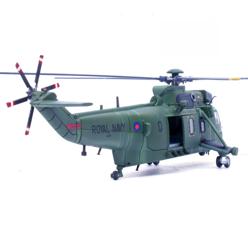 1/72 Scale Westland Sea King HC.4 Royal Navy ZA296 Helicopter Diecast Model Aircraft
