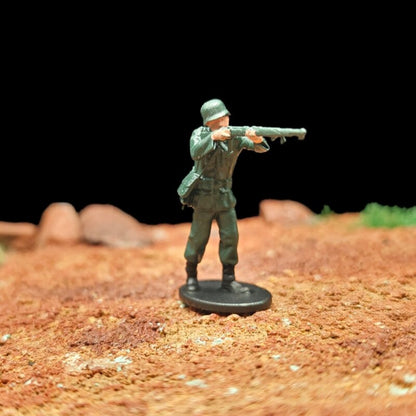 1/72 Scale WWII German Army Soldiers Painted Figurines for Model Dioramas
