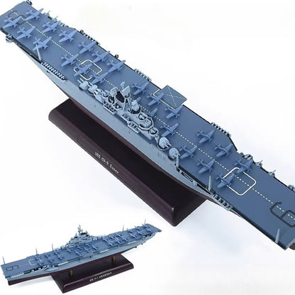1/1000 Scale USS Essex CV-9 Aircraft Carrier WWII US Navy Diecast Model Ship
