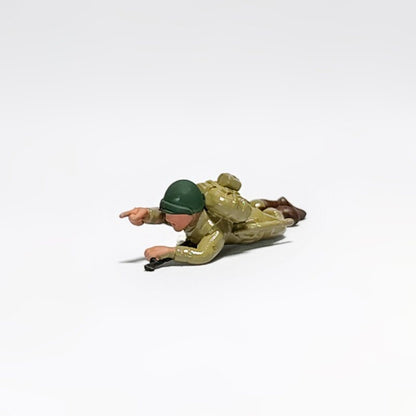 1/72 Scale WWII Polish Soldiers Painted Figures for Model Dioramas