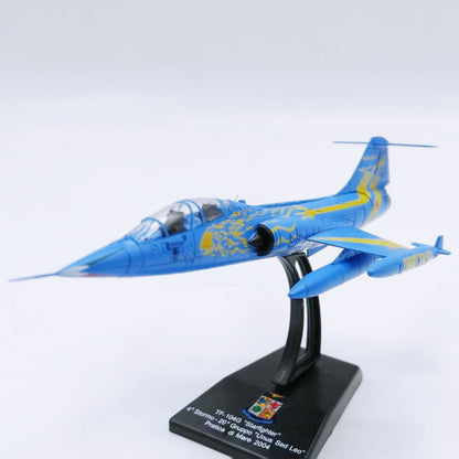 1/100 Scale Lockheed F-104 Starfighter Fighter Bomber Diecast Model Aircraft