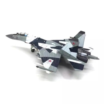 1/100 Scale Sukhoi Su-35 Super Flanker Fighter Diecast Model Aircraft