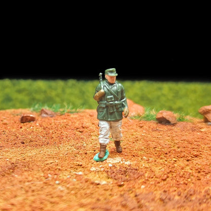 1/72 Scale Army Soldiers Painted Figures Set for Model Dioramas