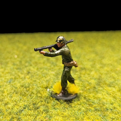 1/72 Scale WWII US Soldiers Painted Figures for Model Dioramas