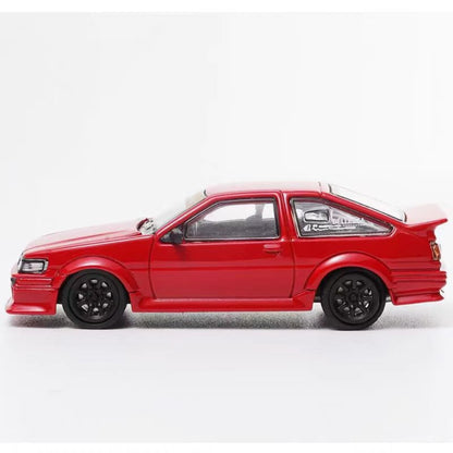 1/64 Scale Toyota AE86 Corolla Levin GT-APEX Diecast Model Car
