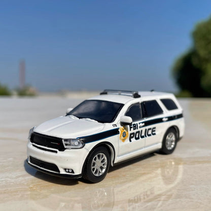 1/64 Scale 2018 Dodge Durango FBI Police Diecast Model Car